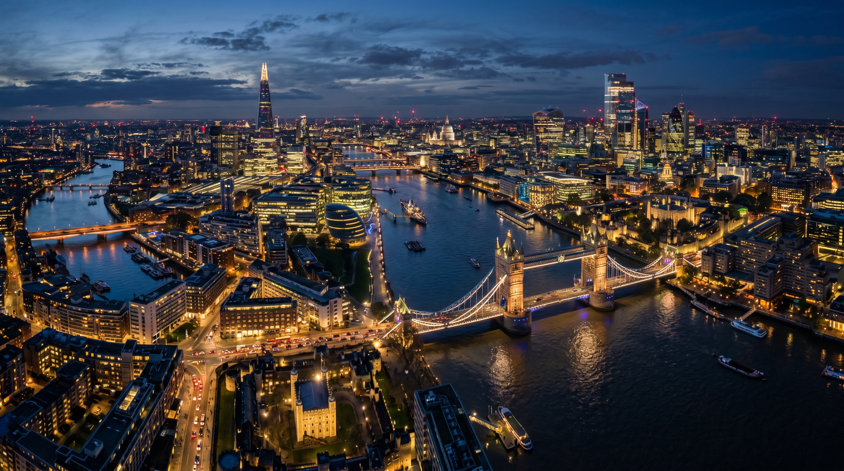 London cityscape near Resort London Hotel