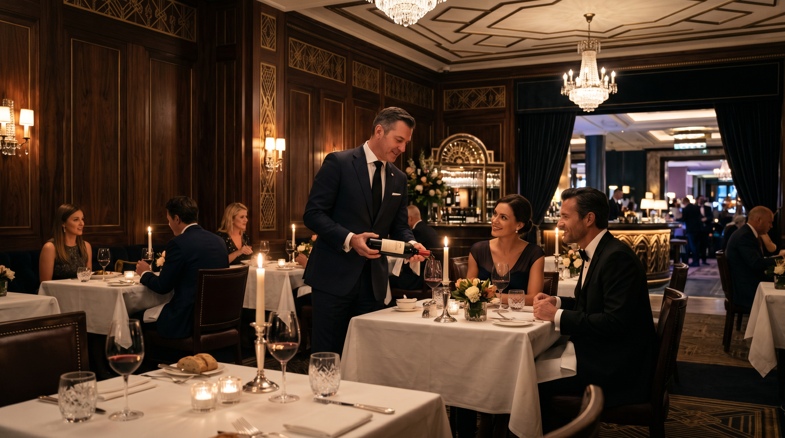 Fine dining at Resort London Hotel restaurant